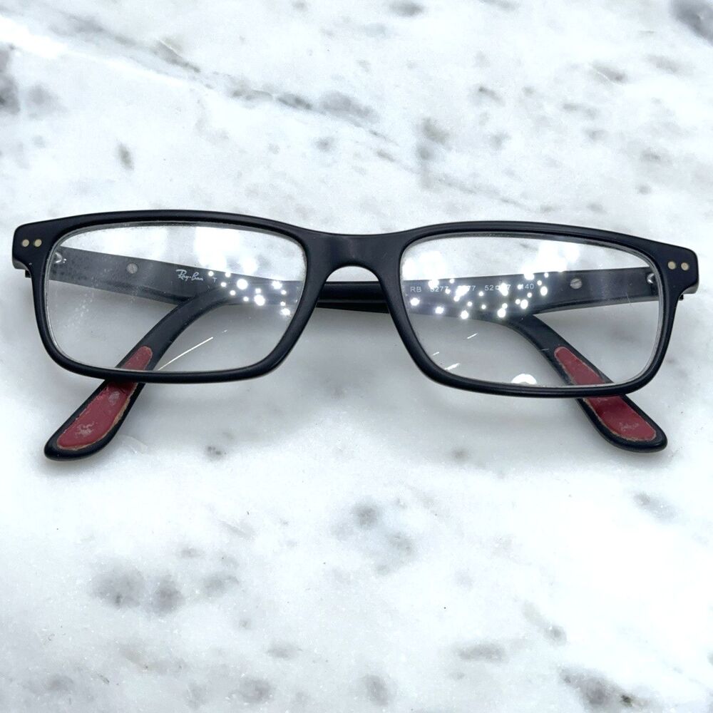 Ray-Ban RB5277 2077 Matte Sand Black Full Rim Eyeglasses Frames Only 52-17-140